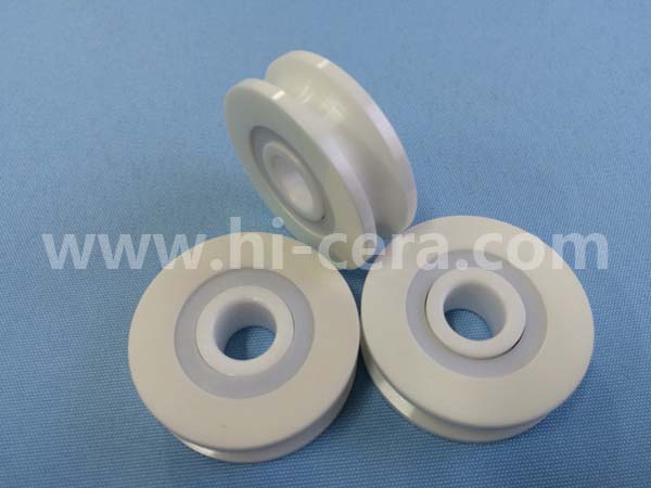Zirconia full ceramic bearing with outer groove