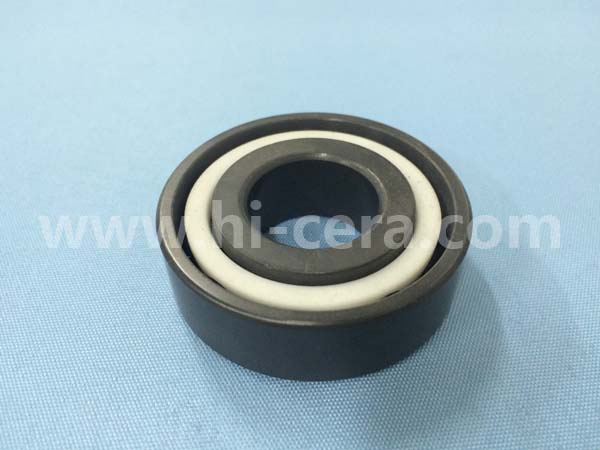 Silicon nitride full ceramic contact bearing 7206
